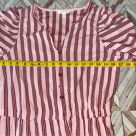 MATILDA JANE Heart To Heart Bookworm Striped Maxi Long Dress Sz Small Mommy & Me - Picture 5 of 15